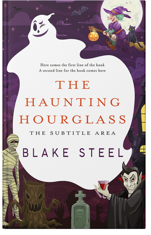 Front view of Premade Children's Book Cover - Livid Brown