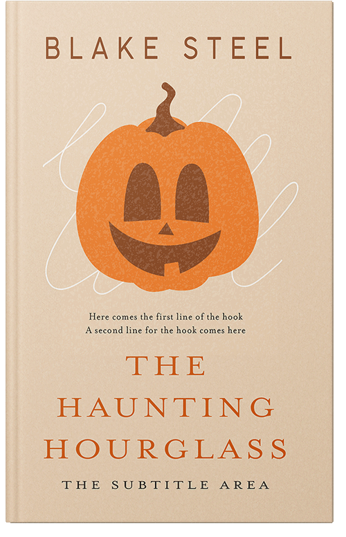 Front view of Premade Children's Book Cover - Almond