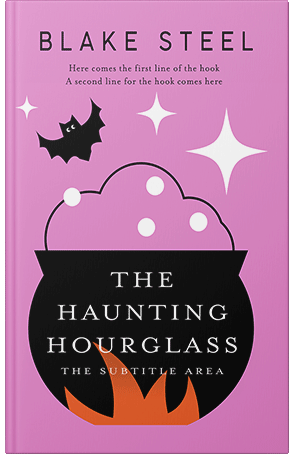 Pre Made Book Cover Black