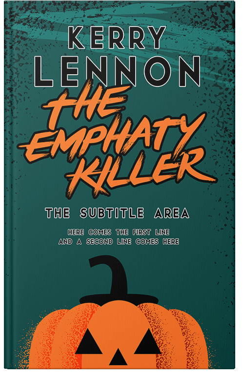 Front view of Premade Horror Book Cover - Eden