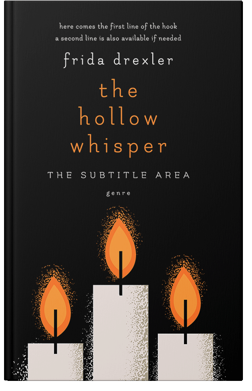 Front view of Premade Horror Book Cover - Pancho