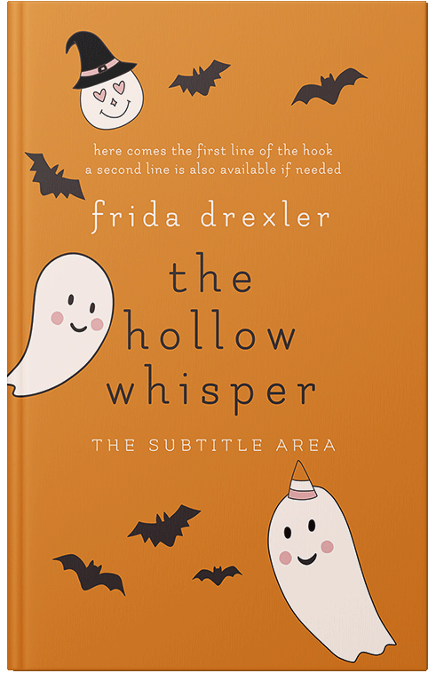 Front view of Premade Horror Book Cover - Zest