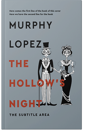 Pre Made Book Cover Hit Gray