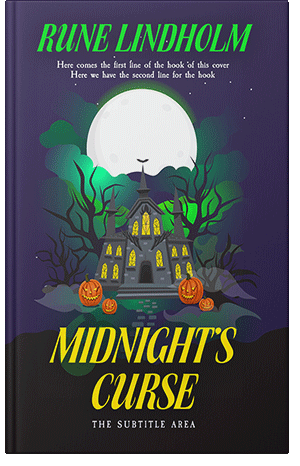 Pre Made Book Cover Ebony Clay