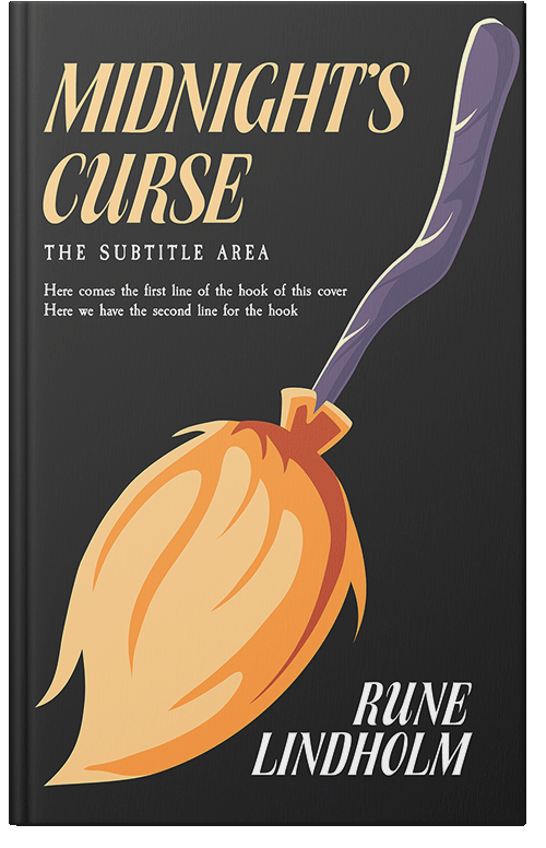 Front view of Premade Horror Book Cover - Rajah