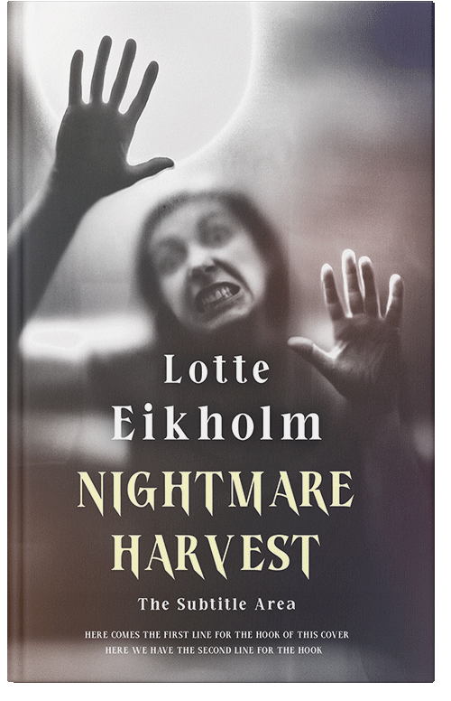 Front view of Premade Horror Book Cover - Tundora