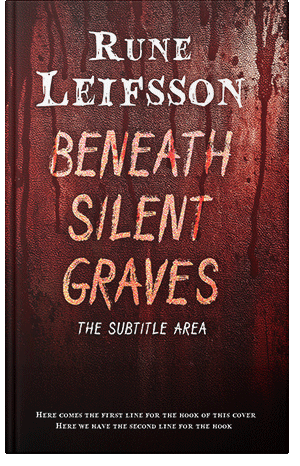 Pre Made Book Cover Graphite