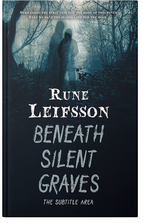 Front view of Premade Mystery & Thriller & Suspense Book Cover - Black Pearl