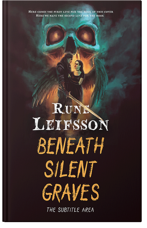 Front view of Premade Fantasy Book Cover - Cocoa Brown