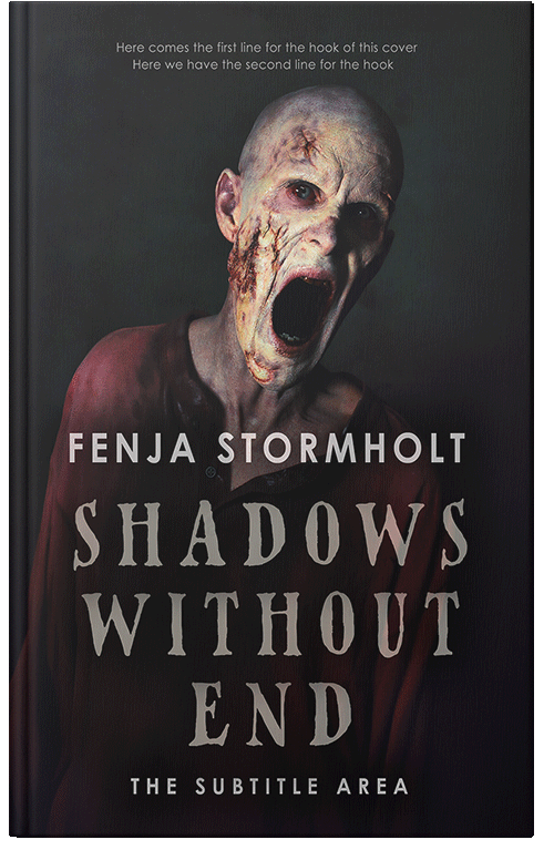 Front view of Premade Apocalyptica Book Cover - Cod Gray