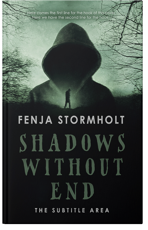 Front view of Premade Mystery & Thriller & Suspense Book Cover - Log Cabin