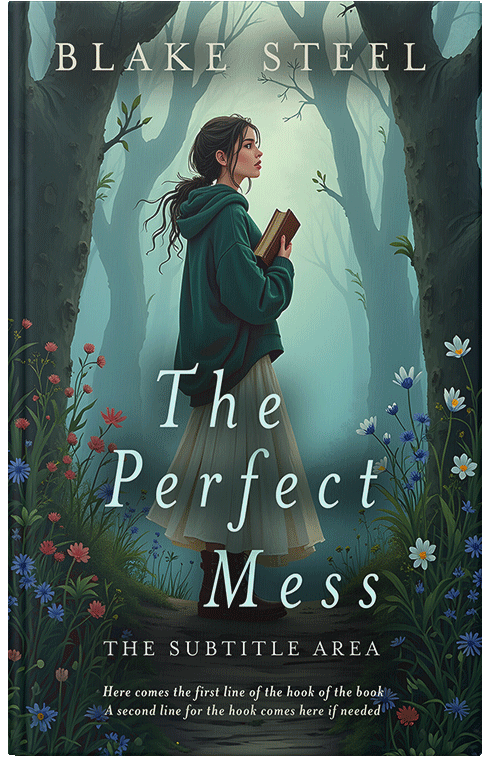 Front view of Premade Fantasy Book Cover - Outer Space