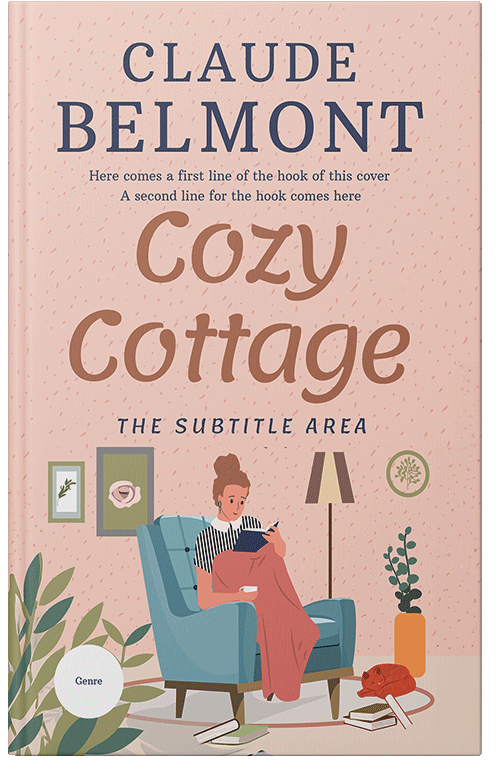 Front view of Rose Fog #16279 - Premade Literary Fiction Book Cover