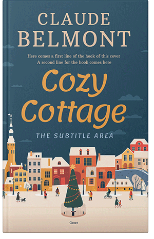 Pre Made Book Cover Blue Dianne