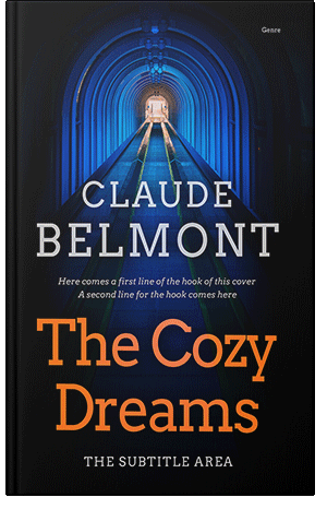 Pre Made Book Cover Ebony