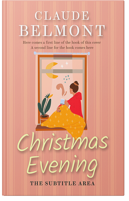 Front view of Premade Literary Fiction Book Cover - Tonys Pink