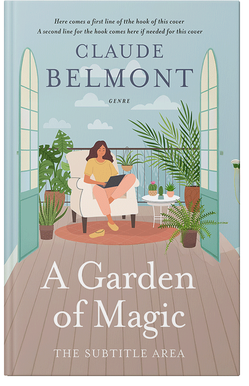 Front view of Kangaroo #16308 - Premade Chick Lit Book Cover