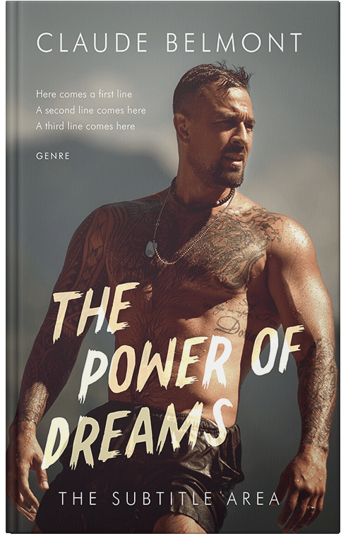 Front view of Premade Erotica Book Cover - Dorado