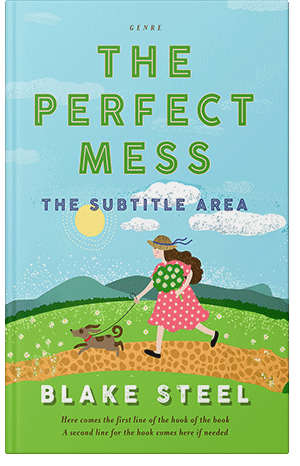 Pre Made Book Cover Morning Glory