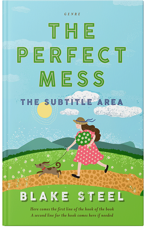 Front view of Premade Children's Book Cover - Morning Glory