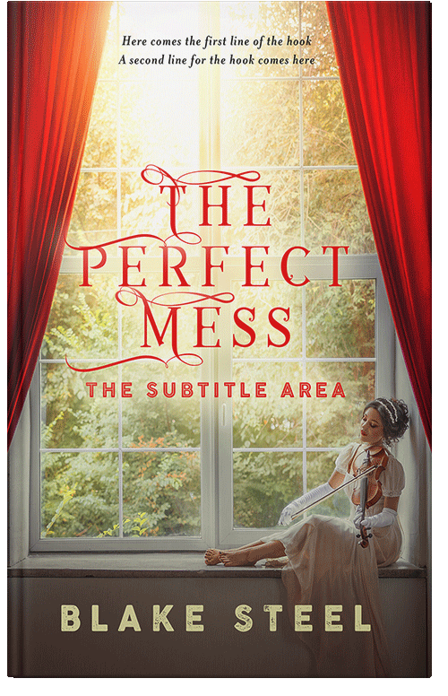 Front view of Premade Chick Lit Book Cover - Indian Khaki