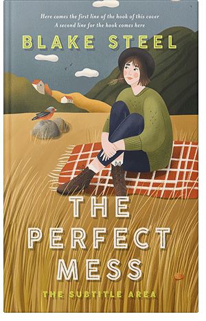 Pre Made Book Cover Limed Oak