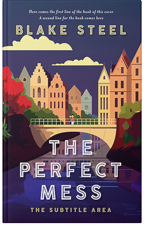 Pre Made Book Cover Martinique