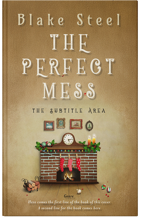 Front view of Premade Chick Lit Book Cover - Muesli