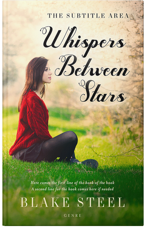 Front view of Premade Literary Fiction Book Cover - Clover