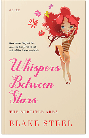 Pre Made Book Cover Champagne