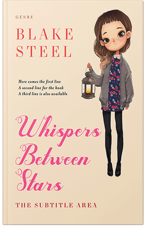 Pre Made Book Cover Champagne