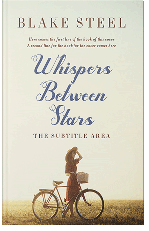 Pre Made Book Cover Ecru White