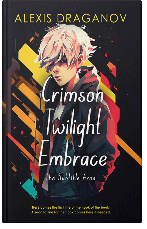 Front view of Premade Teen & Young Adult Book Cover - Harvest Gold