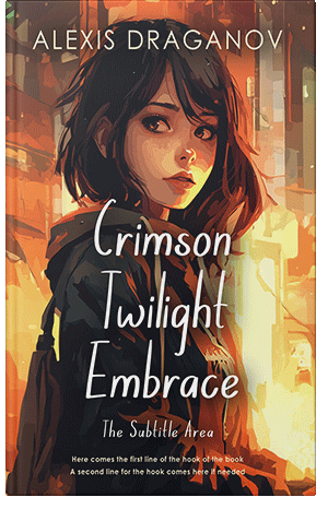 Pre Made Book Cover Harvest Gold