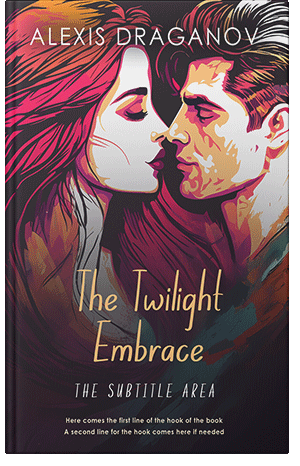 Pre Made Book Cover Petite Orchid