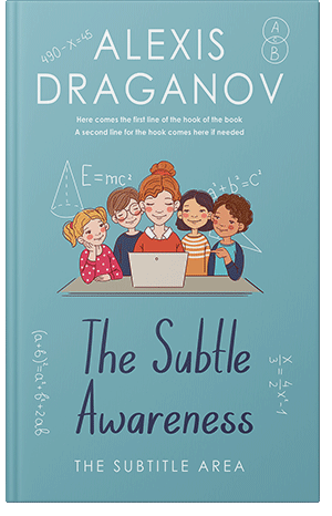 Pre Made Book Cover Glacier