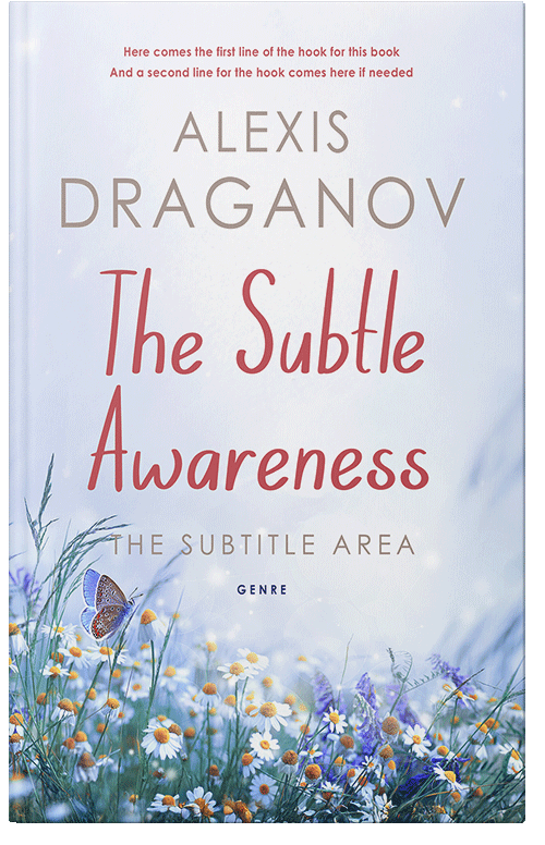 Front view of Catskill White #16361 - Premade Chick Lit Book Cover