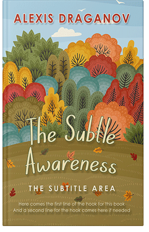 Pre Made Book Cover Sycamore