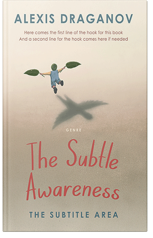 Pre Made Book Cover Soft Amber