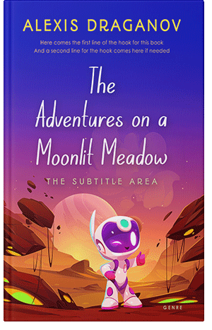 Pre Made Book Cover Vivid Violet