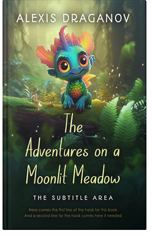 Pre Made Book Cover Green Kelp