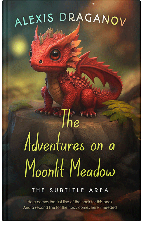 Front view of Eternity #16379 - Premade Fantasy Book Cover