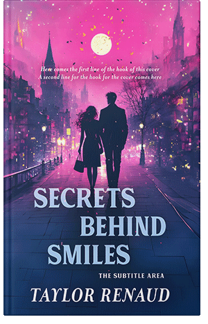 Pre Made Book Cover Orchid