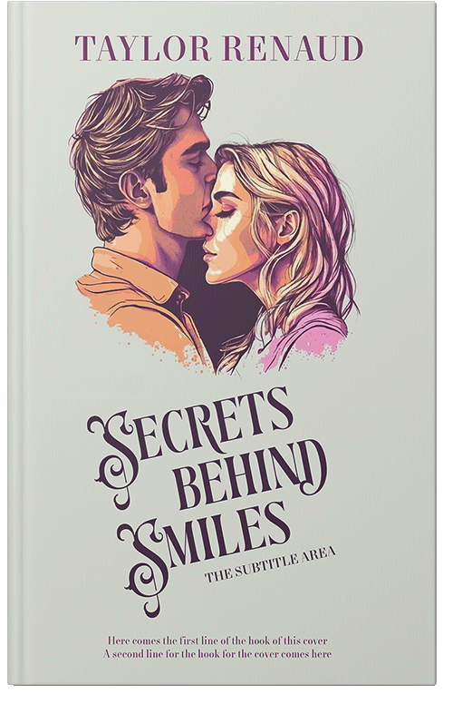 Front view of Premade Romance Book Cover - Moon Mist