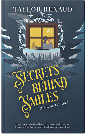 Pre Made Book Cover Pickled Bluewood