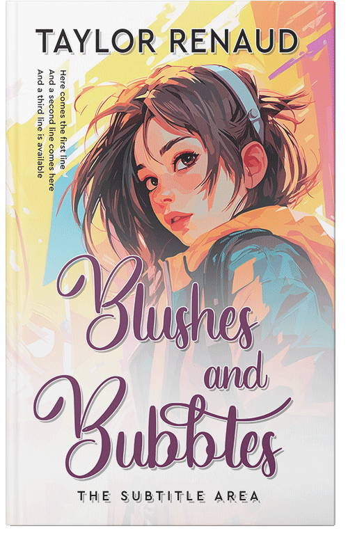 Front view of Satin Linen #16413 - Premade Teen & Young Adult Book Cover