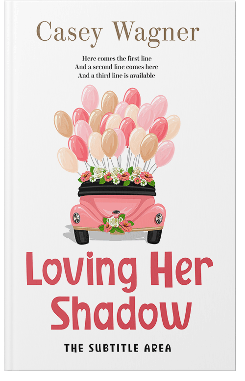 Front view of Tonys Pink #16421 - Premade Romance Book Cover