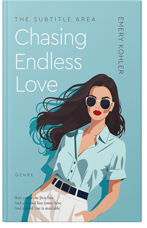 Front view of Premade Chick Lit Book Cover - Half Baked