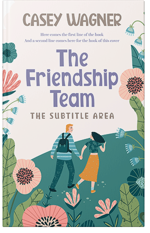 Pre Made Book Cover Pearl Bush