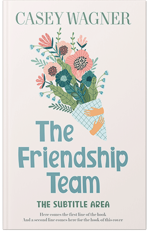 Pre Made Book Cover White Linen